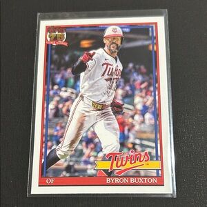 Topps Twins Byron Buxton Card
